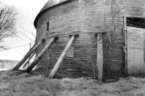 Exterior, Arcadia Round Barn, February 20, 1981