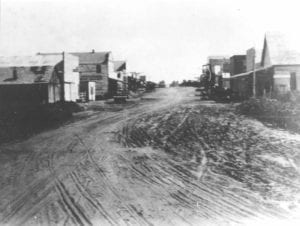Street view of Arcadia, Oklahoma, c1905-1910