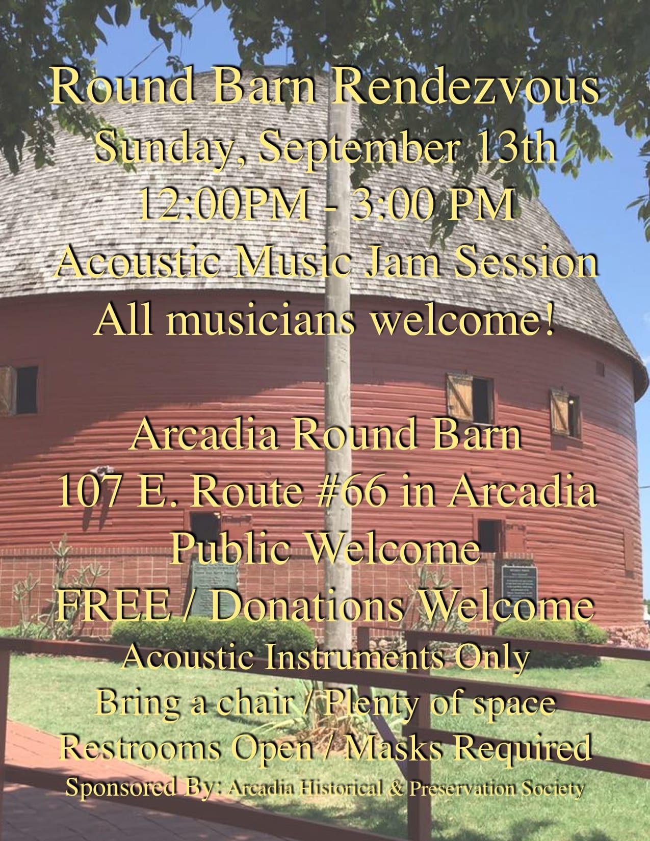 Round Barn Rendezvous 2020-09-13