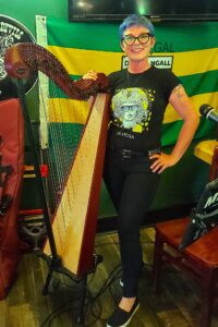 Harpist to present concert in loft of Arcadia Round Barn