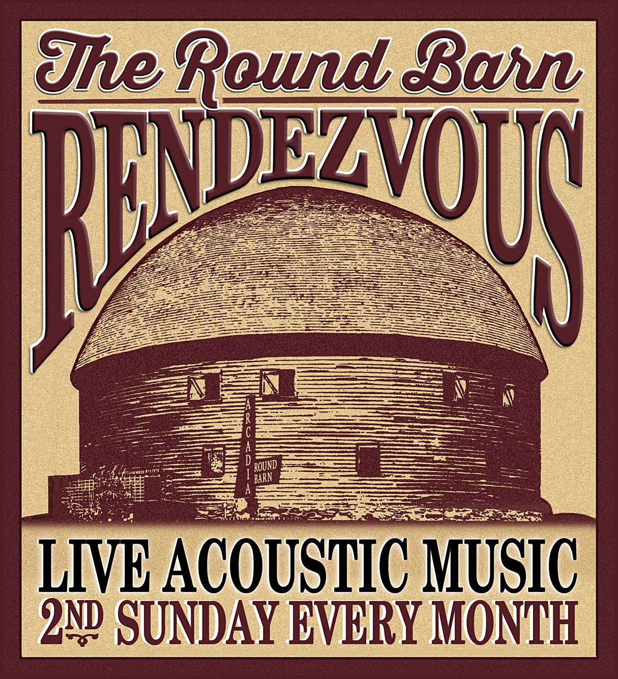 February 2024 Round Barn Rendezvous Poster