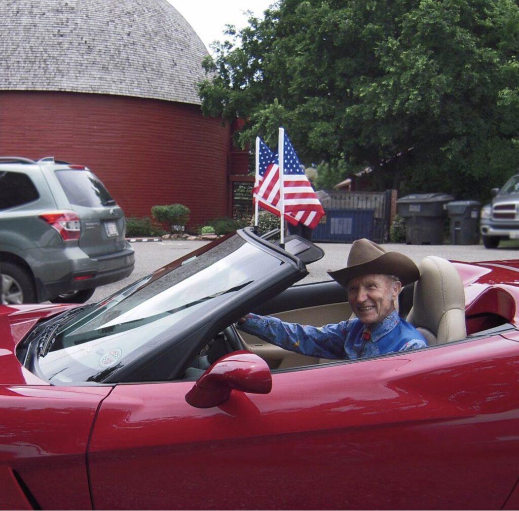 Mr. Sam in the Corvette by Joe Baxter (June 2016)